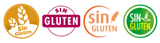 Símbolos propios "sin gluten" del etiquetado de productos. Celiapp. 
